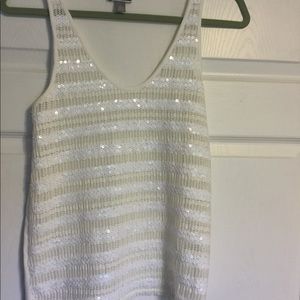 Sequin tank top